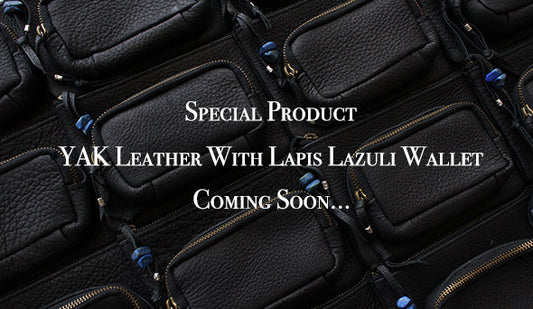 【Special Product】YAK Leather With Lapis Lazuli Wallet.間も無く発売です。