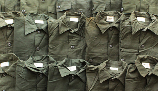【DEADSTOCK】70s US Army Utility Shirts “All Cotton”少量ですが再入荷です。お探しの方は是非。