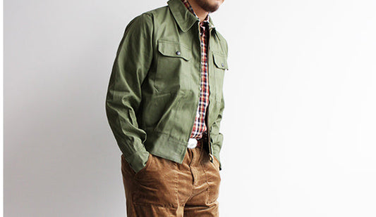 【DEADSTOCK】60s Australian Army Cotton Drill Jacket.ヴィンテージらしいディテールが魅力の1枚。