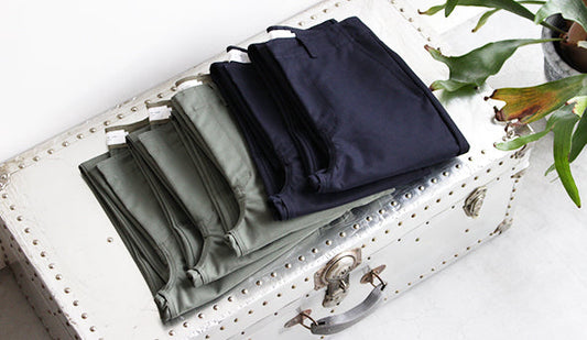 【STILL BY HAND / スティル バイ ハンド】W Cloth One Wide Trousers.素材感とシルエットが素晴らしい1本。