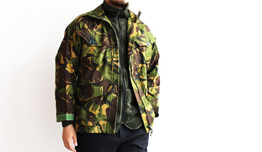 【DEADSTOCK】90s British Army "DPM Camo" Combat Jacket。独特な存在感を誇る "DPM Camo".