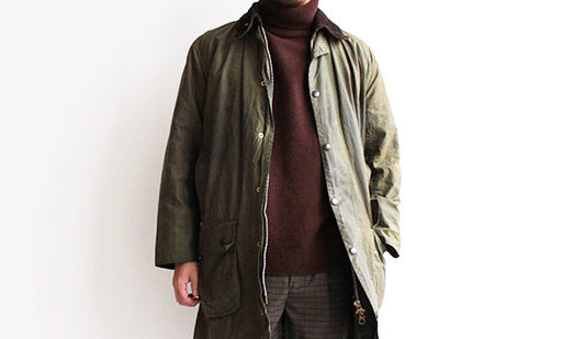【VINTAGE】80s Vintage Barbour "2 warrant" 2ワラントのバブアーを掲載いたしました。