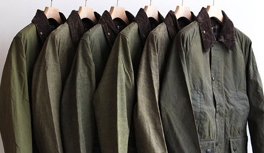 【VINTAGE】80s-90s Old Barbour Resize.ヴィンテージをリサイズした最高にクールなオイルドジャケット。