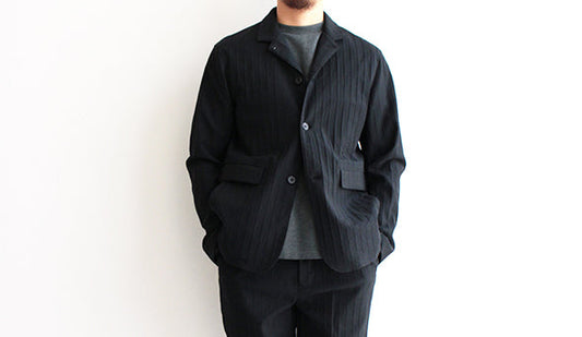 【STILL BY HAND】Wool Mix Stripe Jacket & Pants . FORTオススメのセットアップスタイル。
