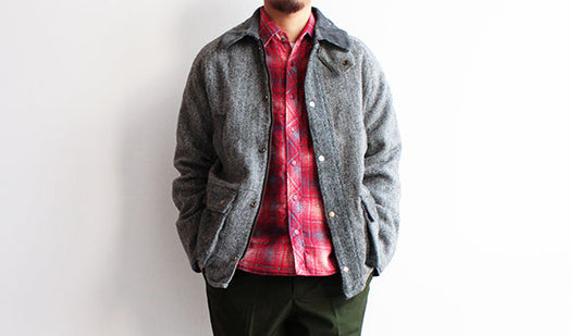 【Yoused / ユーズド】Old Harris Tweed Remake Jacket "BEDALE Type"即完売したこちらも再入荷です。