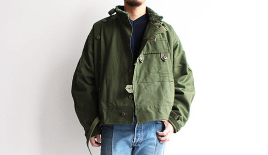 【Deadstock】60s swedish Army motorcycle jacket.文句無しに最高にクールな１枚が入荷です。