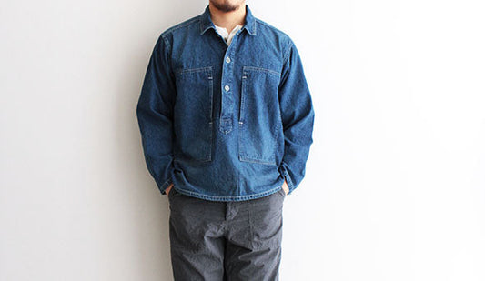 【orslow / オアスロウ】PW Pullover Shirts Jacket.希少なヴィンテージをベースにした至高の1枚。