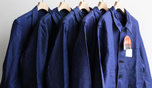 【DEADSTOCK】50s French Moleskin Jacket.フレンチヴィンテージを代表するワークジャケット。