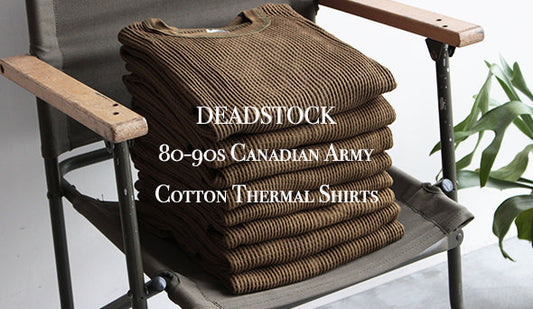 【DEADSTOCK】80-90s Canadian Army Cotton Thermal Shirts.探していたヴィンテージミリタリーが入荷です。