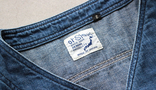 【orslow / オアスロウ】からも春に向けて作り込まれたデニムアイテムが入荷です。