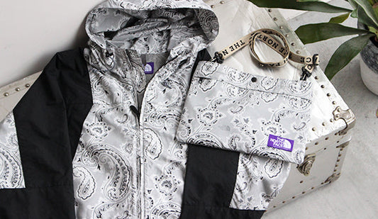 【THE NORTH FACE PURPLE LABEL / ザ ノースフェイス パープルレーベル】Paisley Print Jacket & Shoulder Bagがまとめて入荷です。