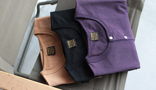 【A VONTADE】1/2 Sleeve Classic Henley T-Shirts.シンプルながらこだわりの詰まったカットソー。