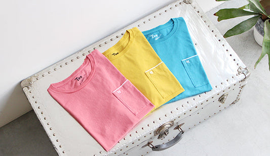 【nanamica / ナナミカ】Pocket Tee.夏らしい爽やかで鮮やかなカラーリングが魅力の1枚。