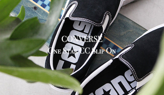 【CONVERSE / コンバース】One Star CC Slip On.ヒールにスターのアイコンが施されたクールな１足。
