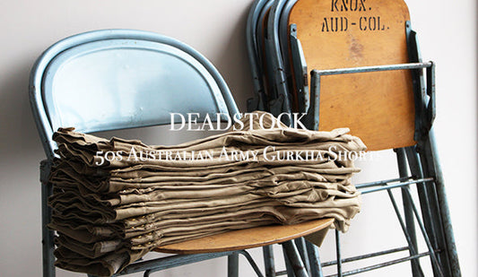 【DEADSTOCK】50s Australian Army Gurkha Shorts.年代の古いクールなグルカショーツ。