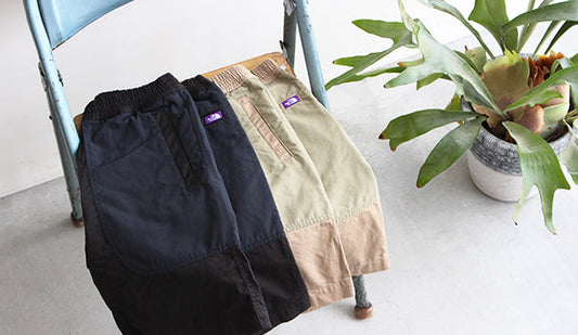 お勧めしたかった【THE NORTH FACE PURPLE LABEL / ザ ノースフェイス パープルレーベル】Mountain Wind Shortsも入荷です。
