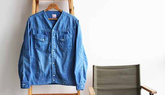 【FUNSET OF ART / ファンセット オブ アート】Denim Western Jacket.色々なデザインがクロスオーバーした秀逸な1枚。