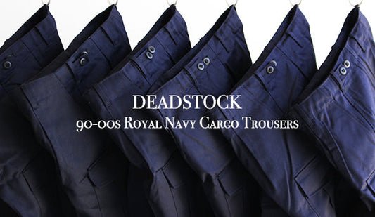 【DEADSTOCK】90-00s Royal Navy Cargo Trousers.お探しの方も非常の多い1本が入荷です。