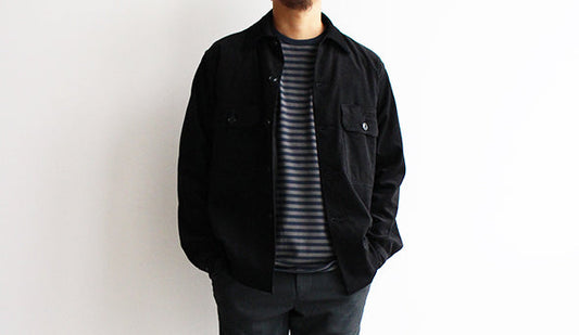 【A VONTADE / ア ボンタージ】Utility Shirts Jacket "Dobby Caramel Corduroy" 独特なコーデュロイ素材を使った1枚。