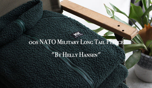 【USED】00s NATO Military Long Tail Fleece "By Helly Hansen"希少でクールなフリースが見つかりました。