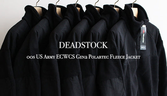 【DEADSTOCK】00s US Army ECWCS Gen2 Polartec Fleece Jacket.希少な２世代目のブラックフリース。