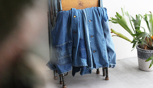 【Made By Sunny Side Up】Used Remake Coverall.アメリカンワークブランドのオーバーオールを使ったセンス溢れる1枚。