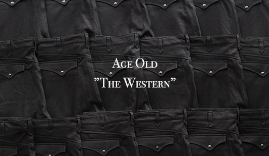 【Age Old】The Western Trousers "Black Pique"本日21時よりオンラインにてリリースです。