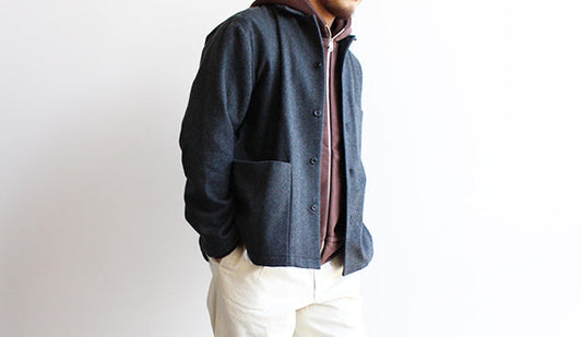 【STILL BY HAND / スティル バイ ハンド】Wool Melton Work Jacket.拘りが詰まったメルトンアウター。