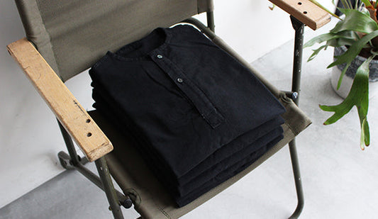 【DEADSTOCK】70s Russian Military Sleeping Shirt “Black Dye”即完売の1枚がまとまって再入荷です。是非。