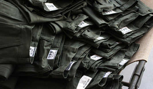 【DEADSTOCK】70-80s French Air Force Utility Trousers.こちらも明日、再入荷致します。