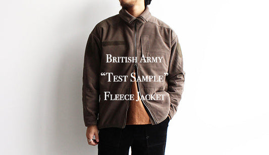 【DEADSTOCK】British Army " Test Sample" Fleece Jacket.大変希少なテストサンプルフリースが入荷いたしました。