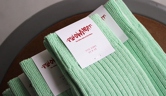 【SCORPIO SOCKS】"pillowHeat" CREW SOCKS -MINT GREEN- 洒落たソックスも入荷しております。