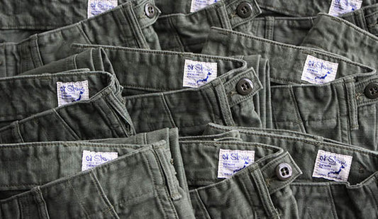 【orslow】US Slim Fit Fatigue Pants .オアスロウの名作が入荷です。この機会に是非。