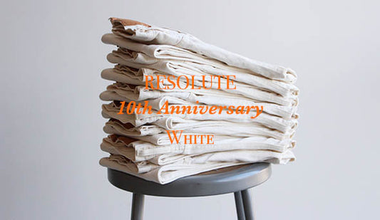 【RESOLUTE / リゾルト】10周年記念モデル ”AA710 WHITE"が登場です。