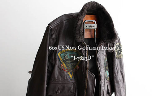 【VINTAGE】60s US Navy G-1 Flight Jacket "J-7823D"内容の濃いスペシャルなG−1が入荷です。