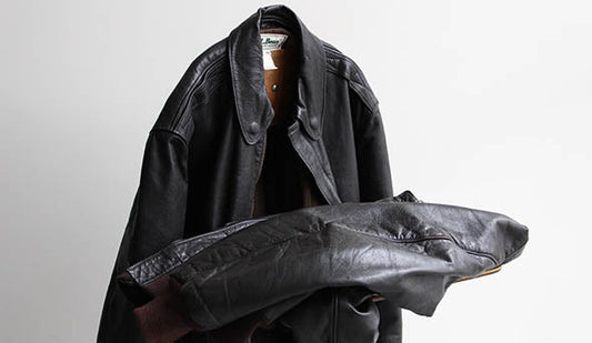 【VINTAGE】80's L.L.Bean A-2 Type Leather Jacket .LL Beanの名作レザージャケットをオンラインに掲載いたしました。