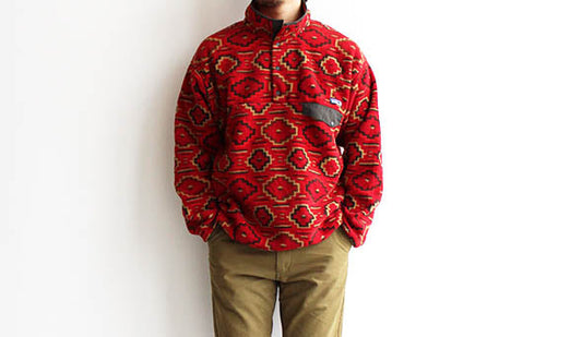 【VINTAGE】10s Patagonia Synchilla  T Pullover Fleece.色、柄ともにクールなフリース。