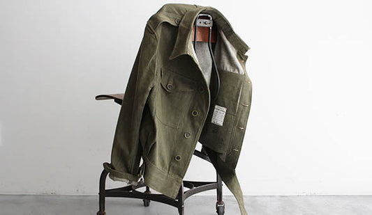 【DEADSTOCK】50s Royal Army “Green Denim” Battle Dress Jacket.少量の再入荷です。