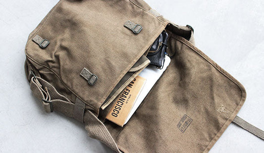 【DEADSTOCK】50s French Army Linen Canvas Bag.非常にお問い合わせの多いこちらも再入荷いたしました。