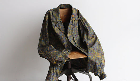 【Kaptain Sunshine / キャプテン サンシャイン】Traveler Shirt Jacket "Dark Paisley"色気を感じるダークペイズリー。