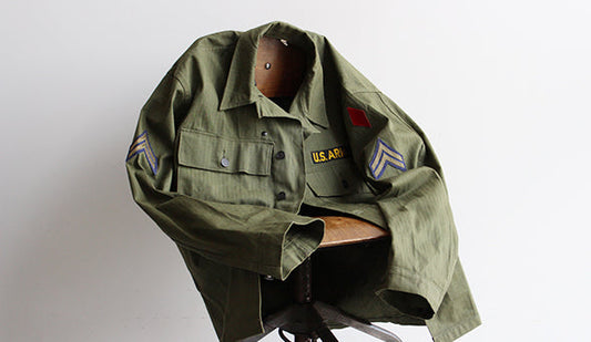 【DEADSTOCK】40s US Army M-43 HBT Jacket.デッドストックコンディションの1枚が入荷です。