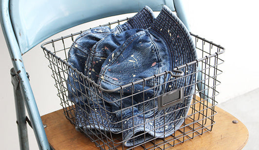 【orslow / オアスロウ】US NAVY HAT Denim White ST "2year Wash Paint"をオンラインショップに掲載いたしました。