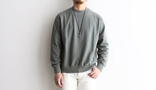 【Blurhms / ブラームス】High Gauge Sweat Crew-neck P/O.楽しみにしていた『大人のリバースウィーブ』