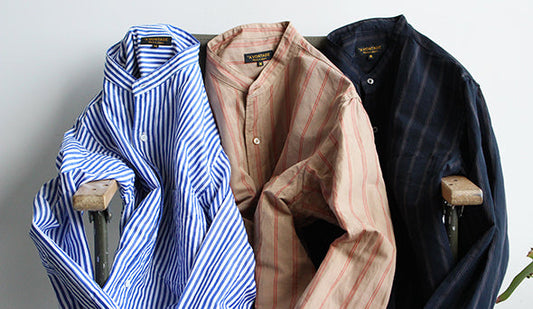 【A VONTADE / ア ボンタージ】Banded Collar Shirts,夏まで使える名作シャツ。