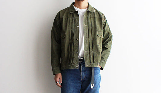 【Age Old】11MJ  Prototype　”40−50s US Army Tent Cloth” のスタイリングと販売について。