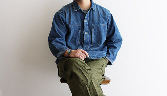 【orslow / オアスロウ】PW Pullover Shirts Jacket.希少なヴィンテージをベースにした至高の1枚。