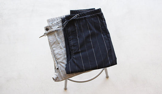 【STILL BY HAND / スティル バイ ハンド】Panama Cloth Easy Slacksお待ちの方も多い人気のアイテムが入荷です。