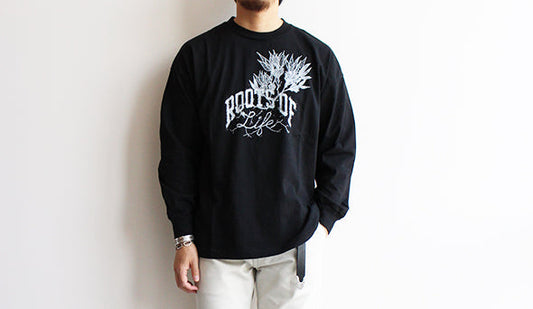 【THE NORTH FACE PURPLE LABEL】ROL 7oz L/S Graphic Tee,1枚で様になるグラフィックTシャツ。