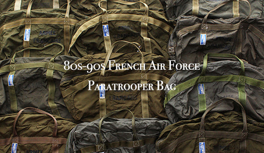 【VINTAGE】80s-90s French Air Force Paratrooper Bag.スペシャルなバックをリリース致しました。
