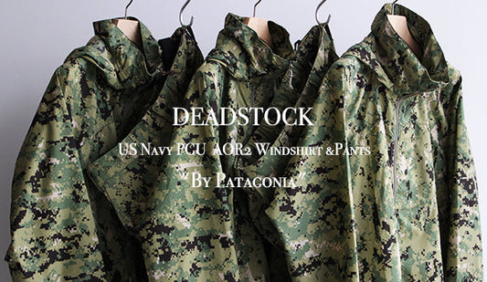 【DEADSTOCK】10s US Navy PCU Level4 AOR2 Windshirt "By Patagonia"希少なミリタリーが入荷です。
